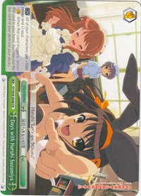 Days with Haruhi Suzumiya (The Melancholy of Haruhi Suzumiya) — Weiss Schwarz card