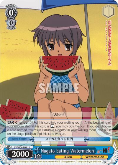 Nagato Eating Watermelon