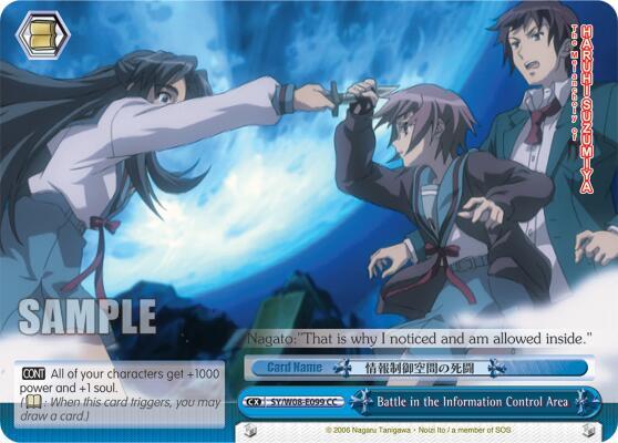 Battle in the Information Control Area