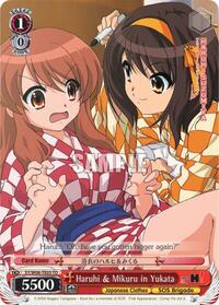 Haruhi & Mikuru in Yukata (TD)
