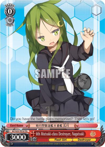 8th Mutsuki-class Destroyer, Nagatsuki (TD)