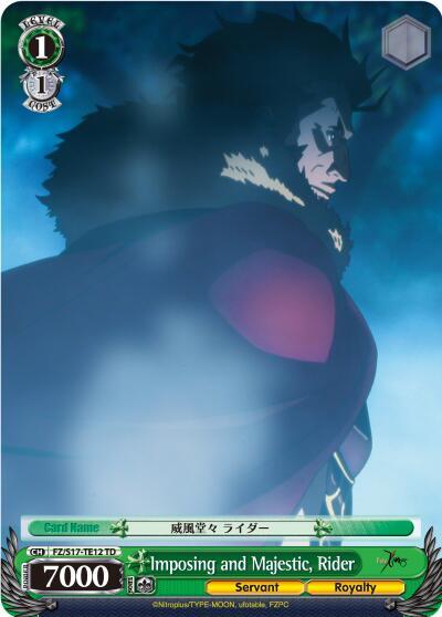 Imposing and Majestic, Rider (TD)
