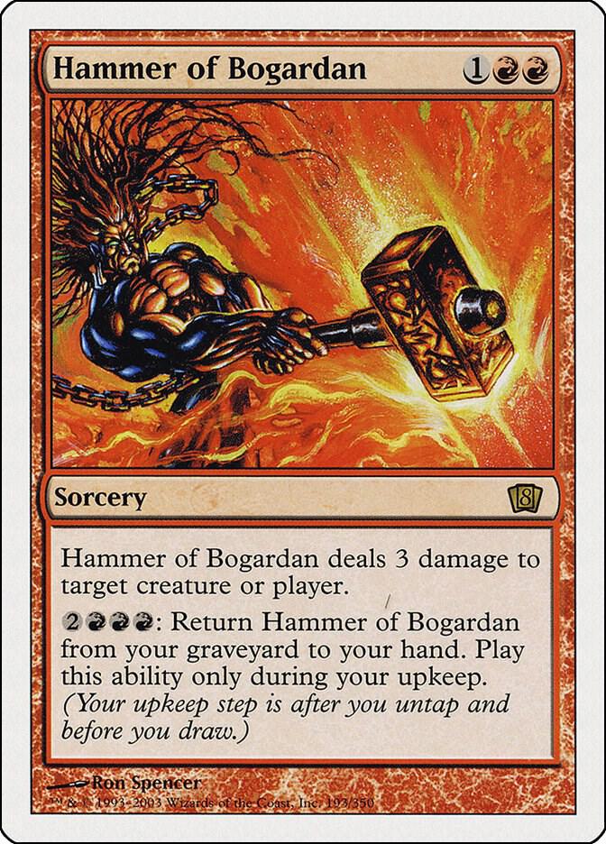 Hammer of Bogardan - 8th Edition - Magic: The Gathering