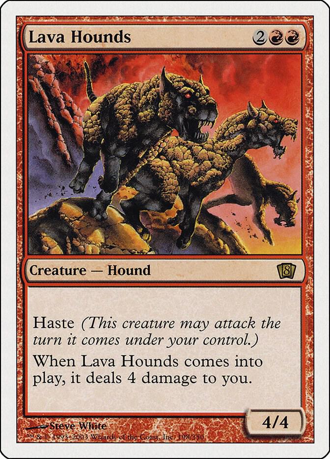 Lava Hounds 198 card