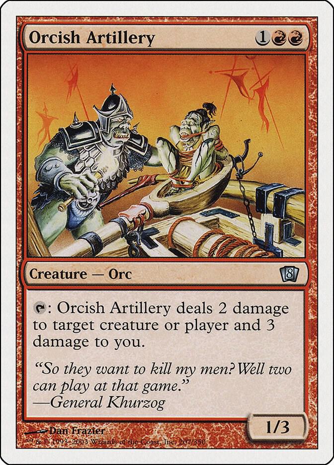 Orcish Artillery 207 card