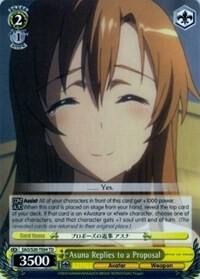 Asuna Replies to a Proposal (TD)