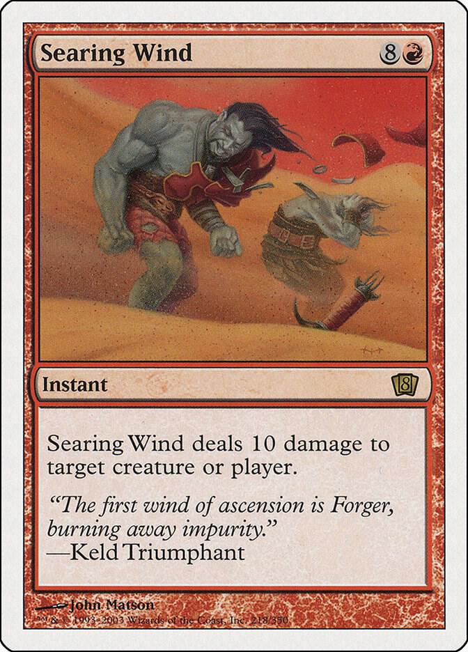 Searing Wind 218 card