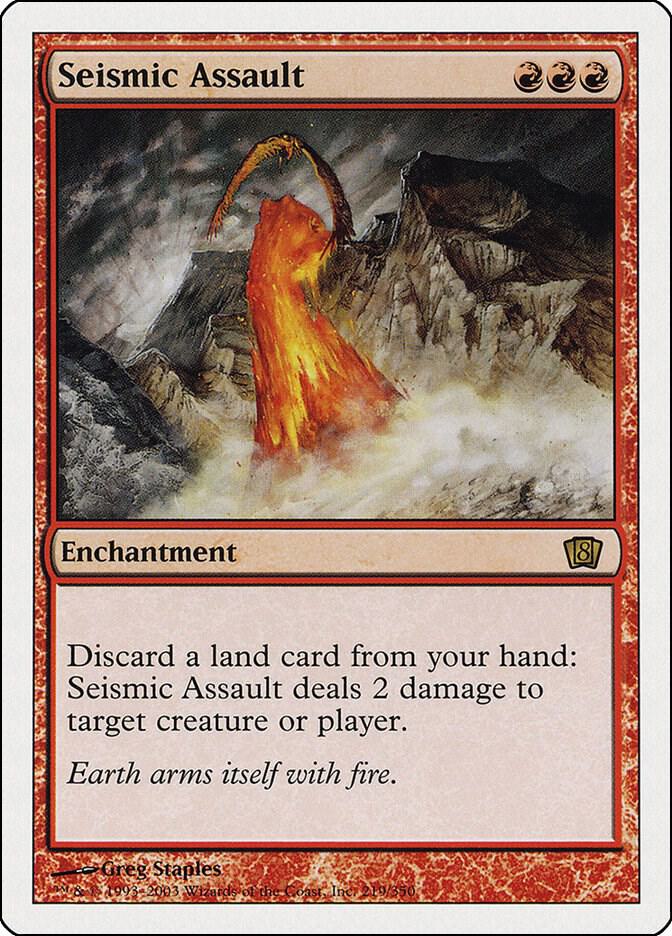 Seismic Assault 219 card