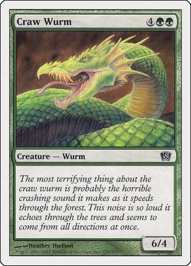 Craw Wurm - 8th Edition - Magic: The Gathering - TCGplayer.com
