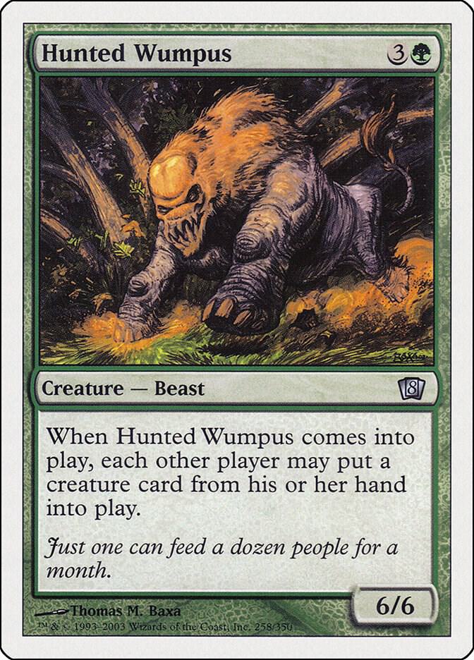 Hunted Wumpus 258 card
