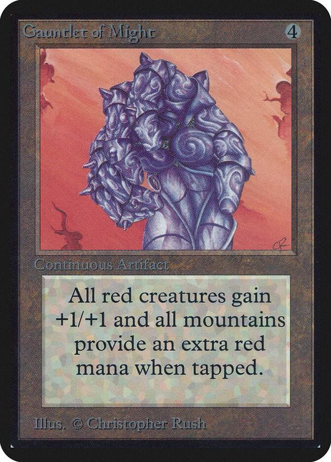 Gauntlet of Might - Alpha Edition - Magic: The Gathering