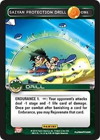 Saiyan Protection Drill - Panini: Heroes & Villains - Dragon Ball