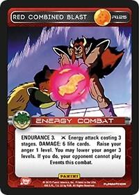 Red Combined Blast - Panini: Heroes & Villains - Dragon Ball Z TCG