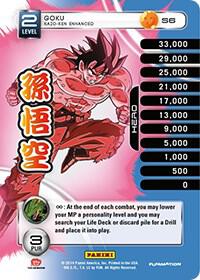 Goku - Kaio-Ken Enhanced (High Tech Foil) - Panini: Set 1 - Dragon