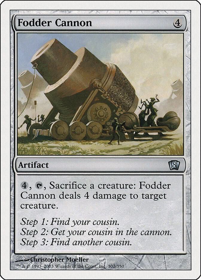 Fodder Cannon 302 card