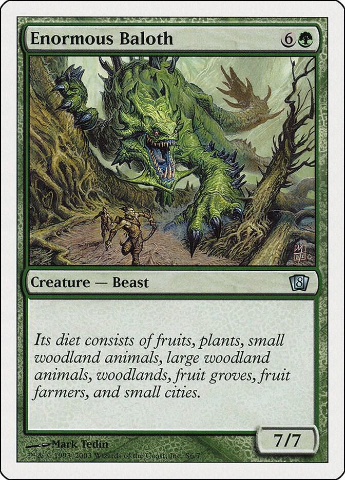 Enormous Baloth S6 card