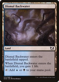 Dismal Backwater - Duel Decks: Blessed vs. Cursed - Magic: The Gathering card