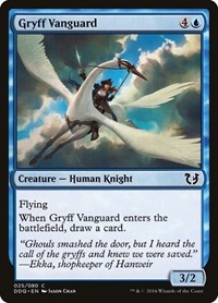 Gryff Vanguard - Duel Decks: Blessed vs. Cursed - Magic: The Gathering card
