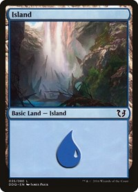 Island (035) - Duel Decks: Blessed vs. Cursed - Magic: The Gathering card