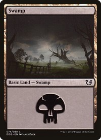 Swamp (074) #74 from Duel Decks: Blessed vs. Cursed Pokemon card image