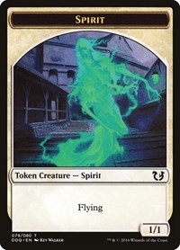Spirit Token - Duel Decks: Blessed vs. Cursed - Magic: The Gathering card
