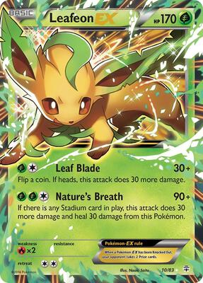 Leafeon EX - Generations - Pokemon - TCGplayer.com