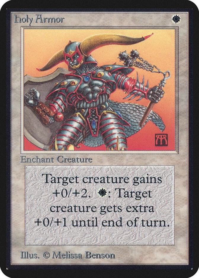 Holy Armor - Alpha Edition - Magic: The Gathering - TCGplayer.com