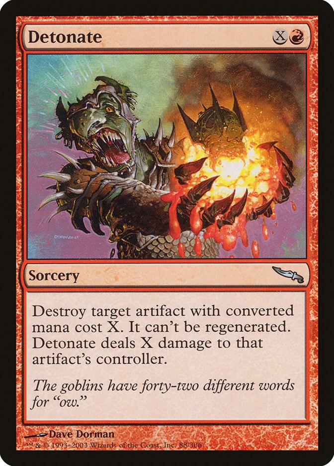 Detonate - Mirrodin - Magic: The Gathering - TCGplayer.com