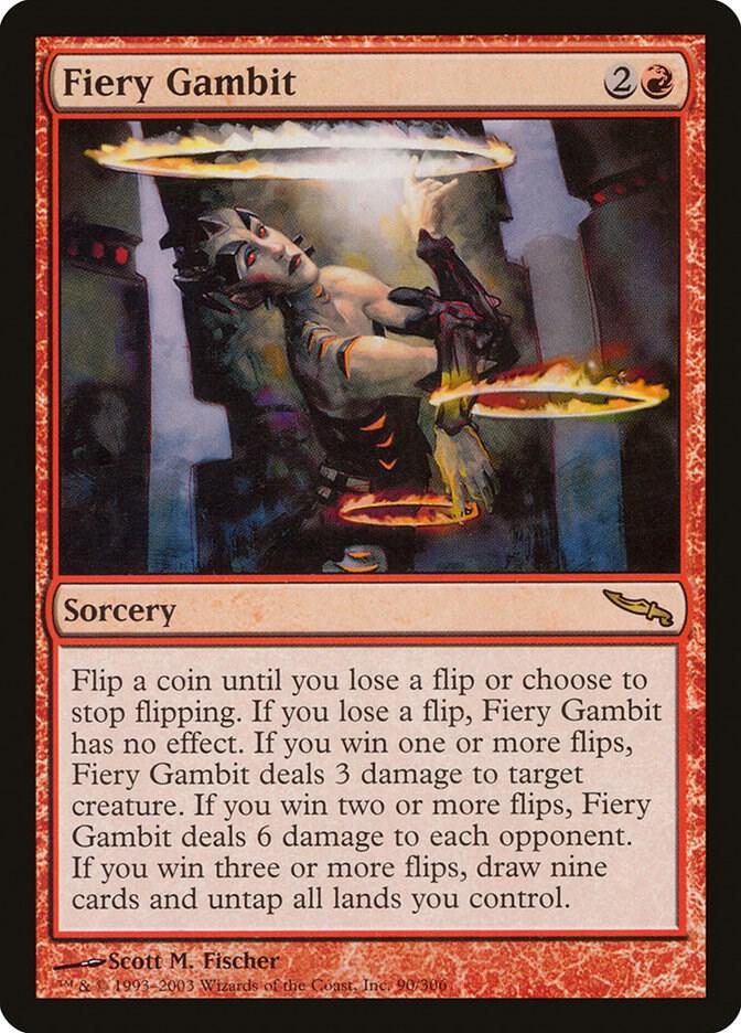 Fiery Gambit - Mirrodin - Magic: The Gathering - TCGplayer.com