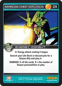Namekian Chest Explosion - Panini: Perfection - Dragon Ball Z TCG