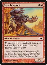 Ogre Leadfoot - Mirrodin - Magic: The Gathering card