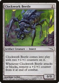 Clockwork Beetle - Mirrodin - Magic: The Gathering card