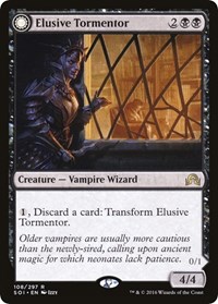 Elusive Tormentor #108 from Shadows over Innistrad Pokemon card image
