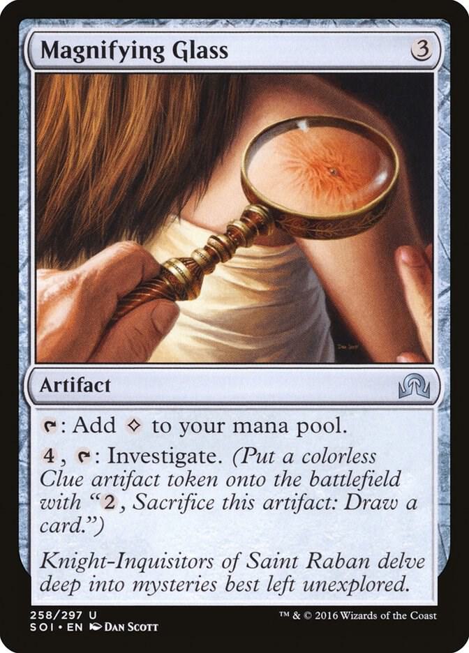 Magnifying Glass 258 card