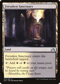 Forsaken Sanctuary #273 from Shadows over Innistrad Pokemon card image
