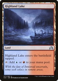 Highland Lake #277 from Shadows over Innistrad Pokemon card image
