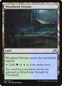 Woodland Stream #282 from Shadows over Innistrad Pokemon card image