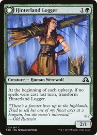 Hinterland Logger #210 from Shadows over Innistrad Pokemon card image