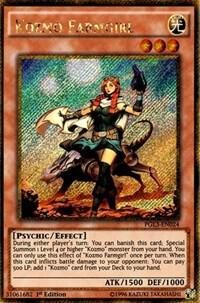 Yu-Gi-Oh! Kozmo Strawman (PGL3-EN028) - Premium Gold Infinite Gold, 1st Edition Gold Secret Rare Sammelkarte