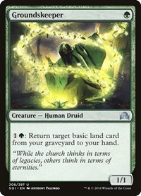 Groundskeeper #208 from Shadows over Innistrad Pokemon card image