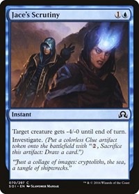Jace's Scrutiny - Shadows over Innistrad - Magic: The Gathering card