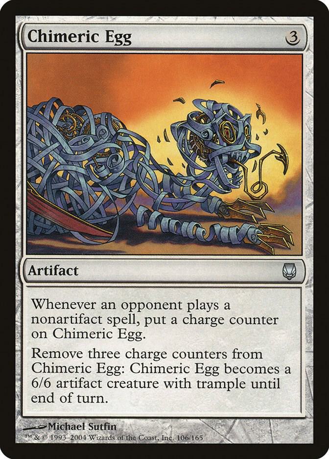 Chimeric Egg - Darksteel - Magic: The Gathering Chimeric Egg - Darksteel - Magic: The Gathering