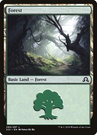 Forest (295) #295 from Shadows over Innistrad Pokemon card image