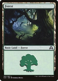 Forest (297) #297 from Shadows over Innistrad Pokemon card image