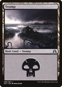 Swamp (289) #289 from Shadows over Innistrad Pokemon card image