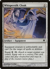 Whispersilk Cloak - Darksteel - Magic: The Gathering card