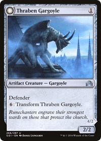 Thraben Gargoyle #266 from Shadows over Innistrad Pokemon card image