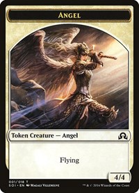 Angel Token #1 from Shadows over Innistrad Pokemon card image
