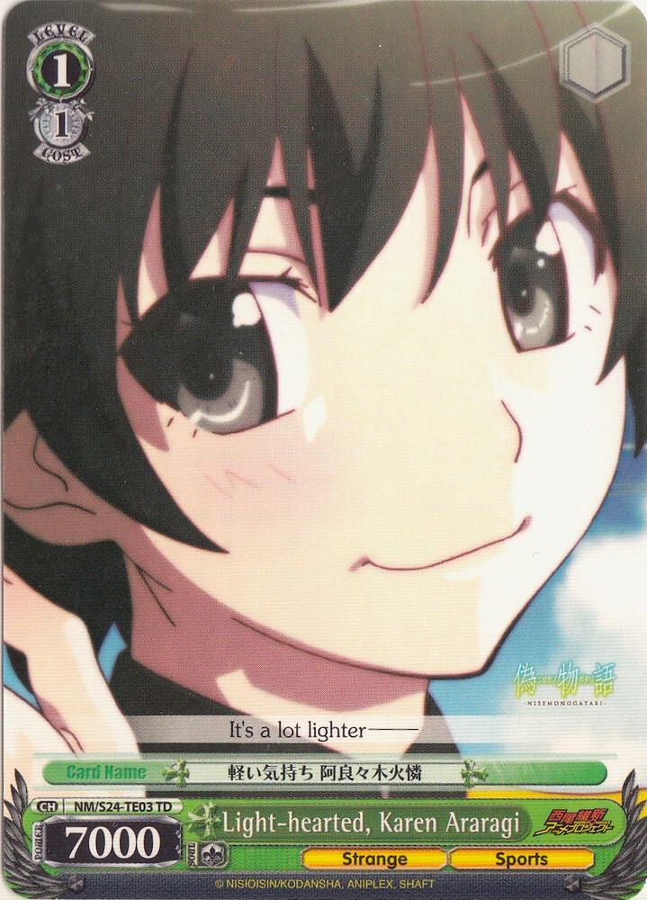 Light-hearted, Karen Araragi (TD)