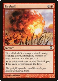 Fireball - Darksteel - Magic: The Gathering card